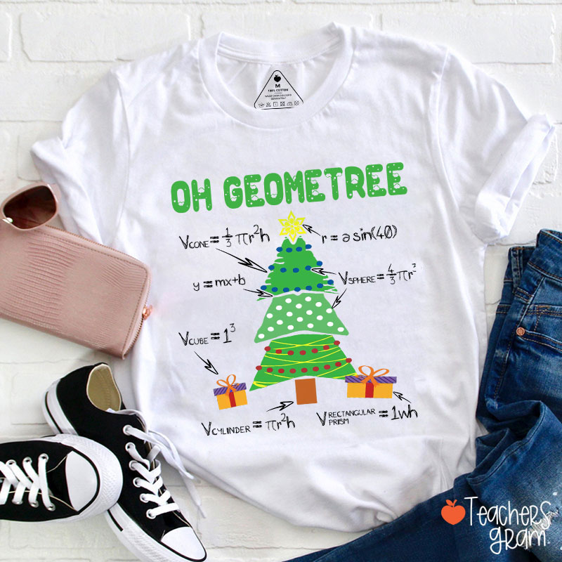 Oh Geometree Christmas T-Shirt