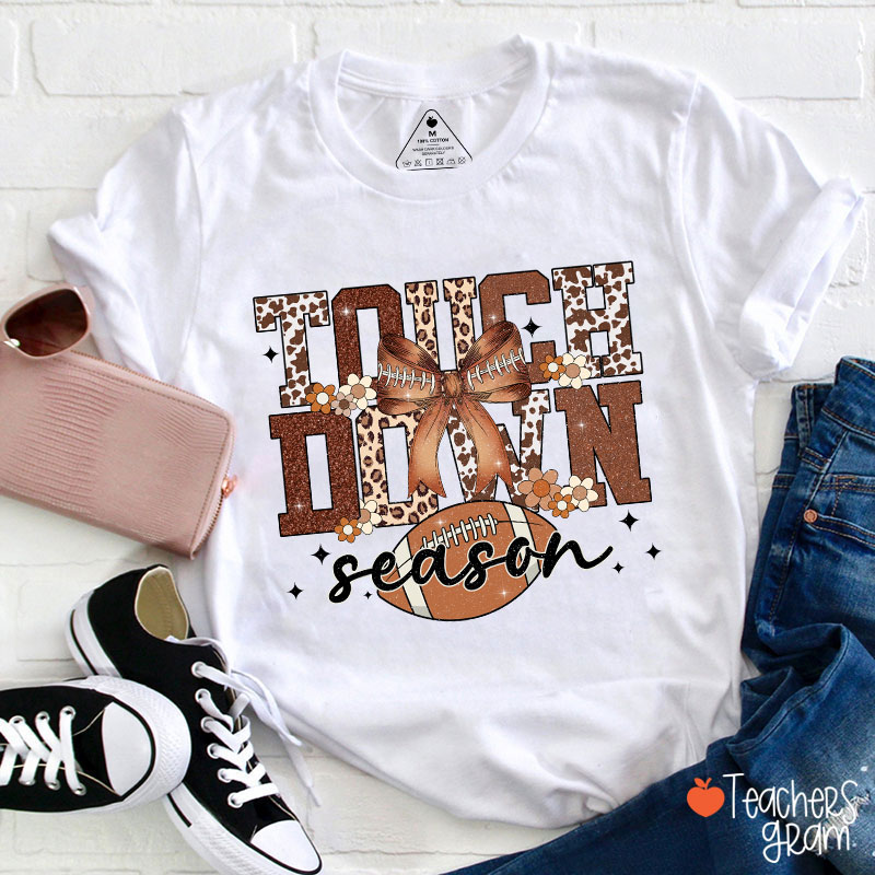 Touchdown Season Teacher T-Shirt