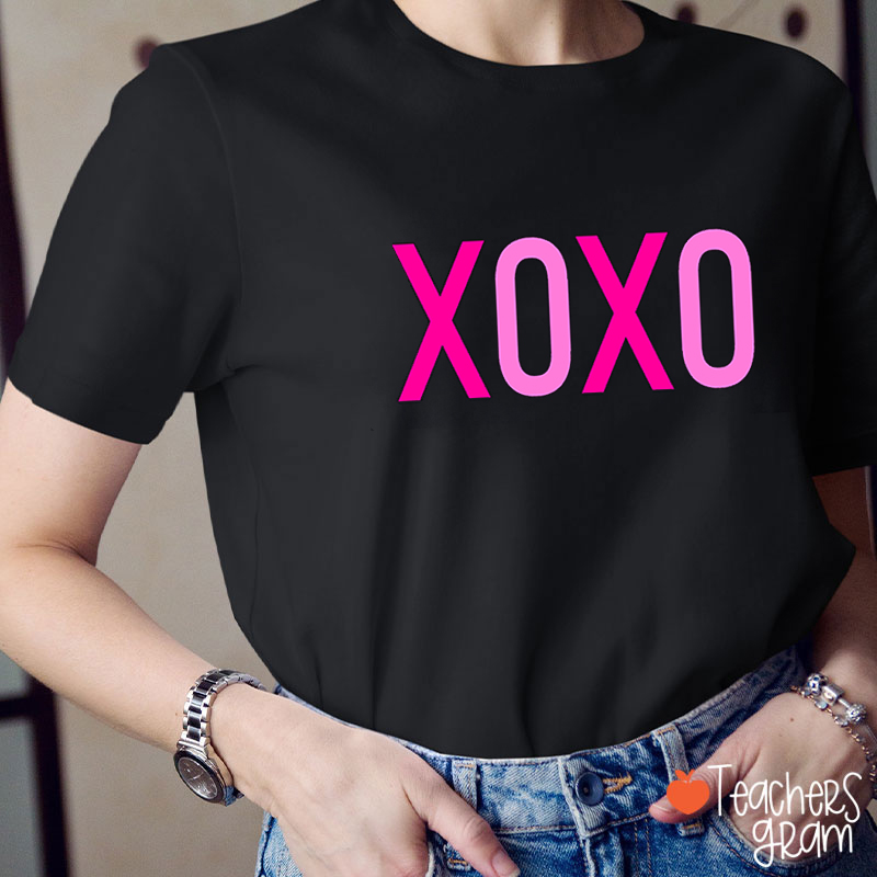 XOXO Valentine's Day Teacher T-Shirt