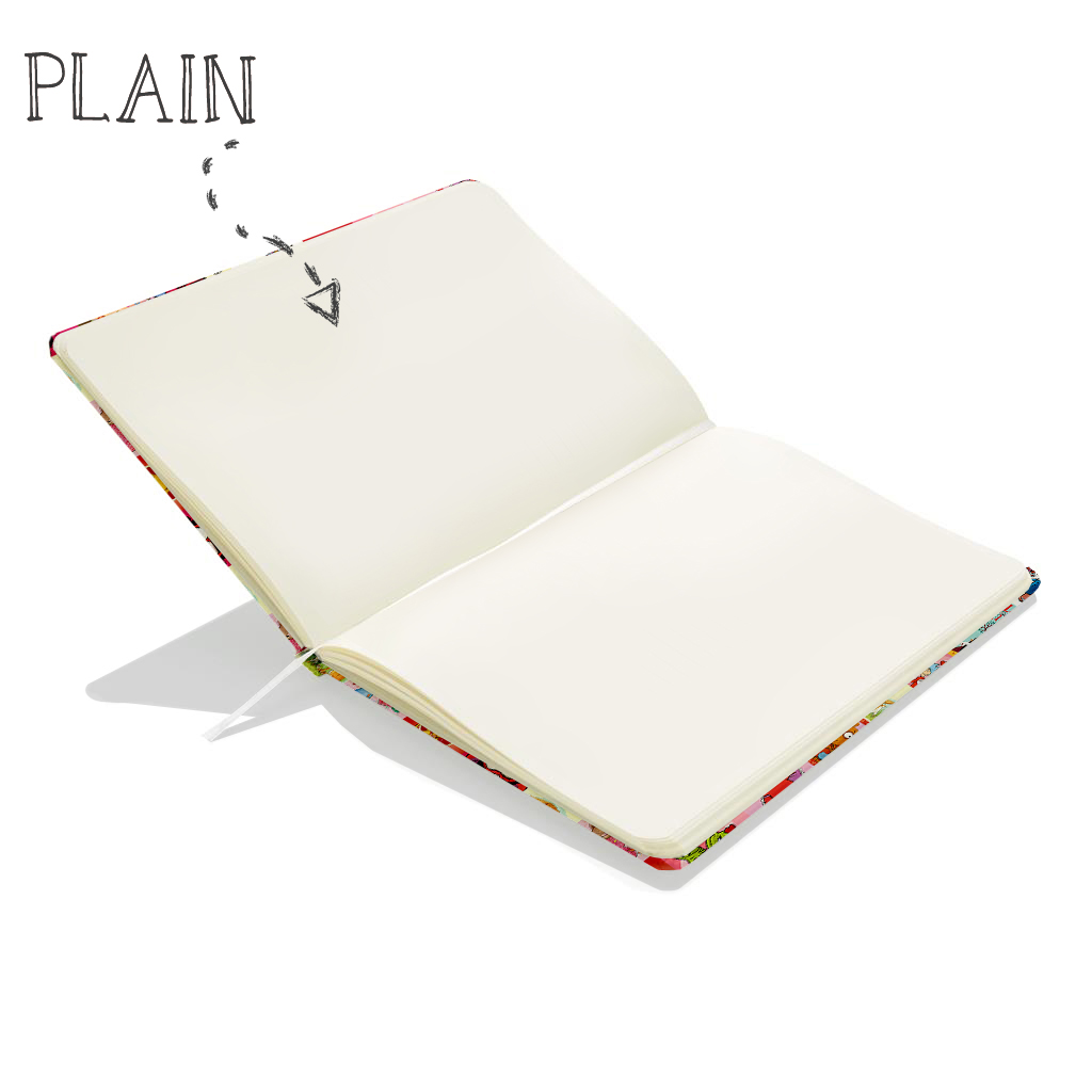 Draw Love Into Books Teacher Hardcover Notebook