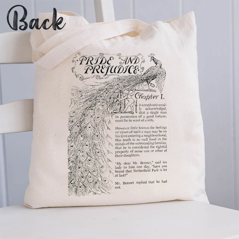 Pride And Prejudice Jane Austen Teacher Two Sided Tote Bag
