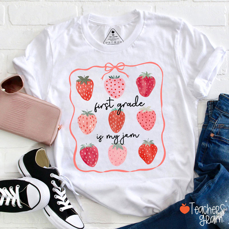 Personalized Grade You Are My Jam Teacher T-Shirt
