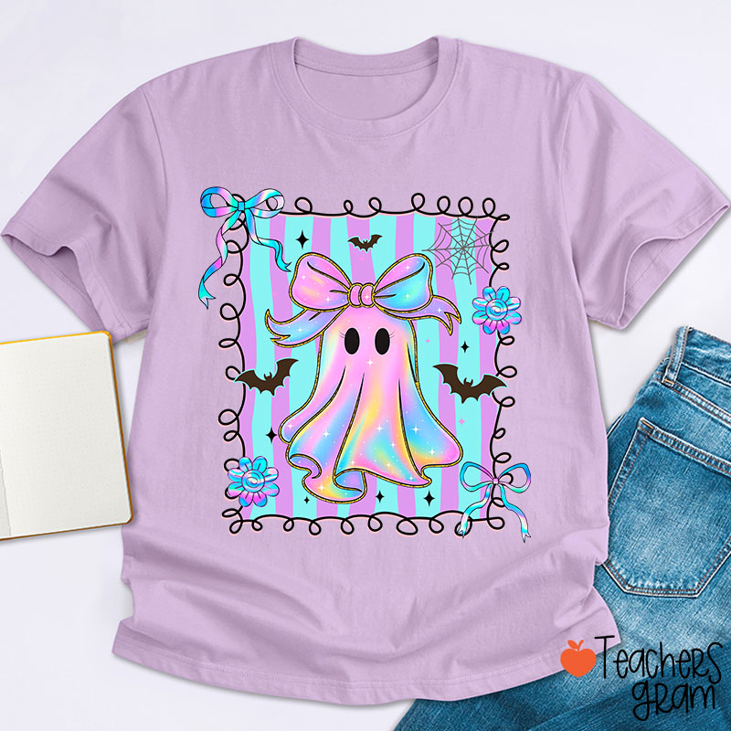 Neon Ghost Teacher T-Shirt