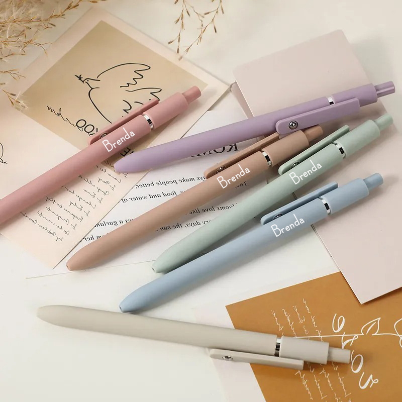 Personalized Name Set Of 6 Engraved Teacher Pens