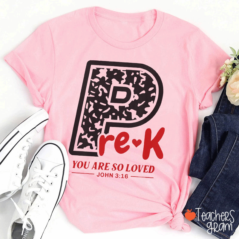 Personalized Grade You Are So Loved Teacher T-Shirt