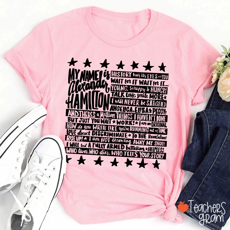 My Name Is Famous Theater Teacher T-Shirt