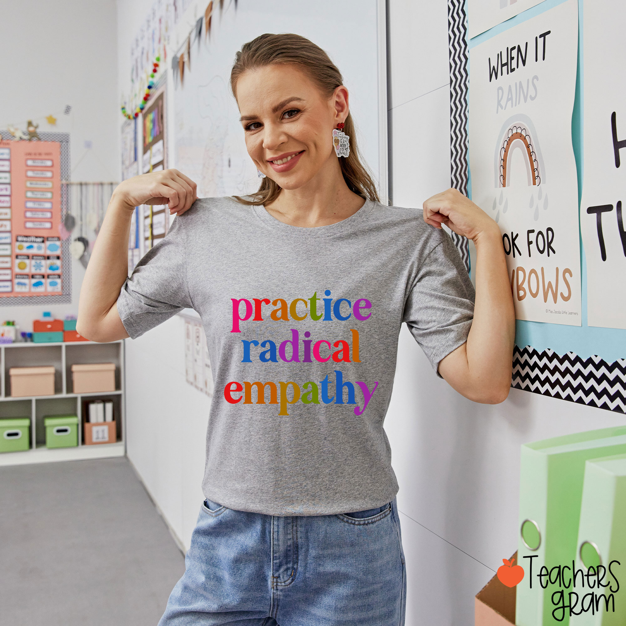 Practice Radical Empathy Teacher T-Shirt