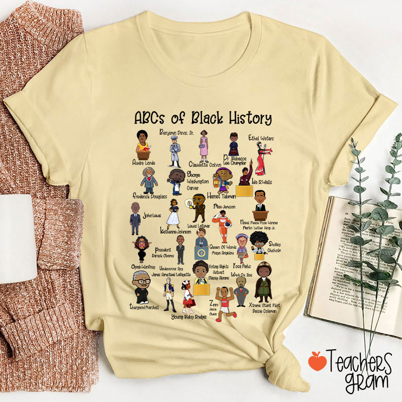 ABCs Of Black History Teacher T-Shirt