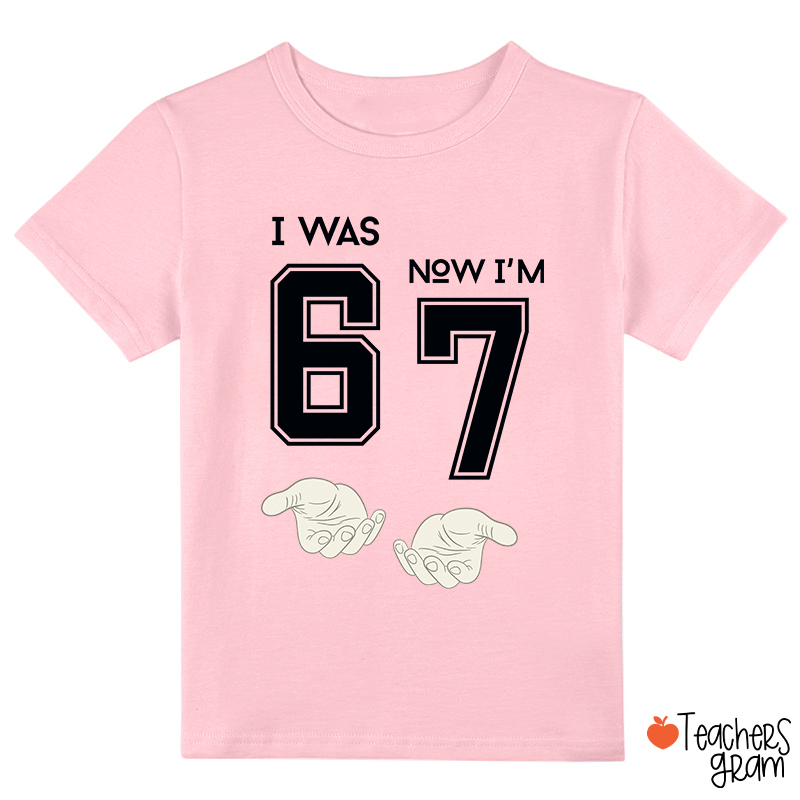 Seventh Birthday I Was Six Now I'm Seven Class T-Shirt