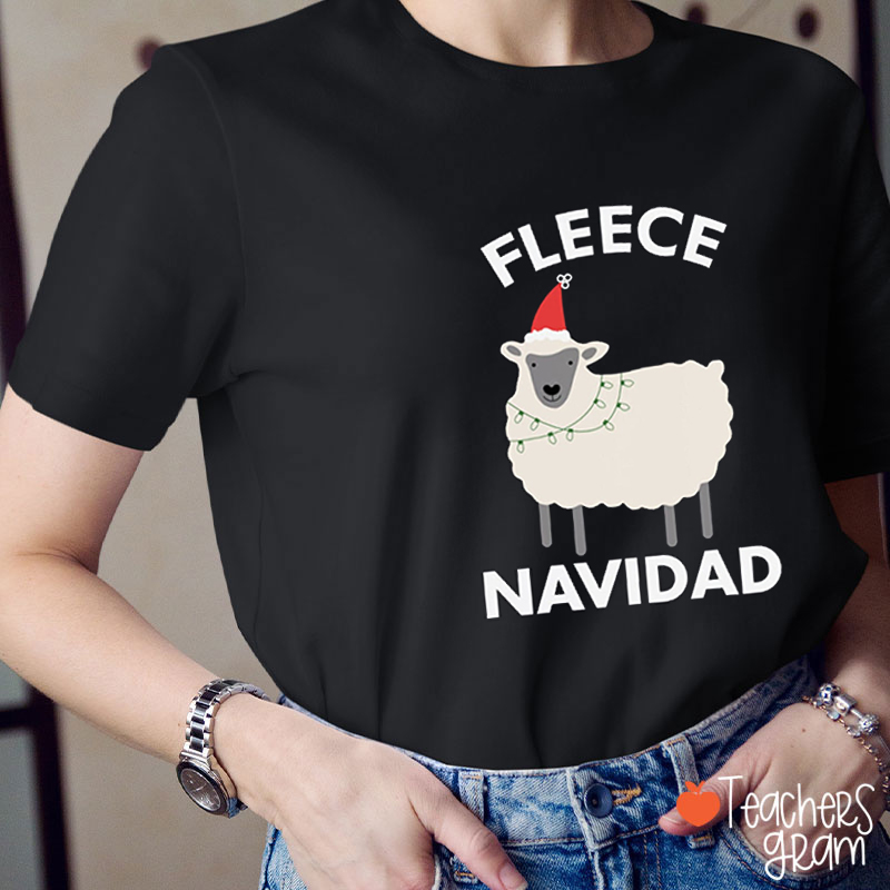 Fleece Navidad Spanish Teacher T-Shirt