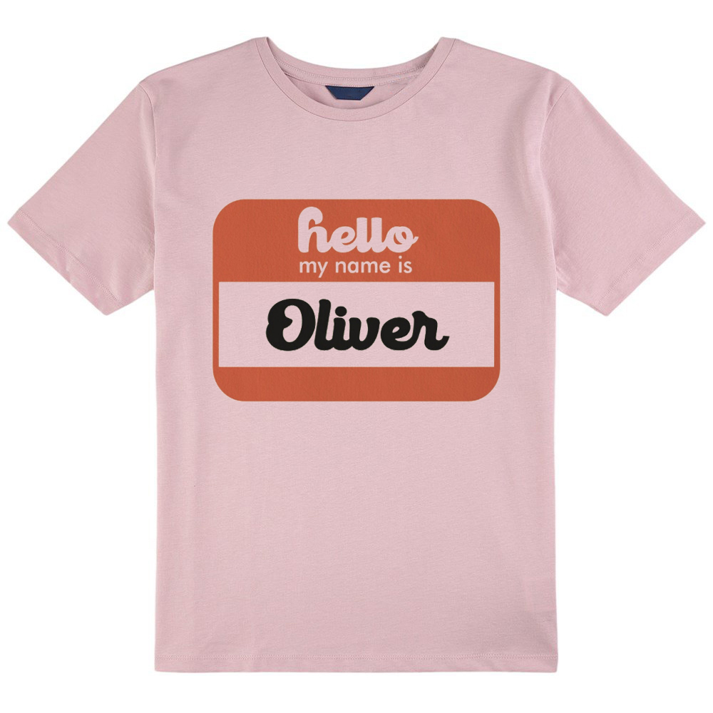 Personalized Name Tag Hello My Name Is Class T-Shirt