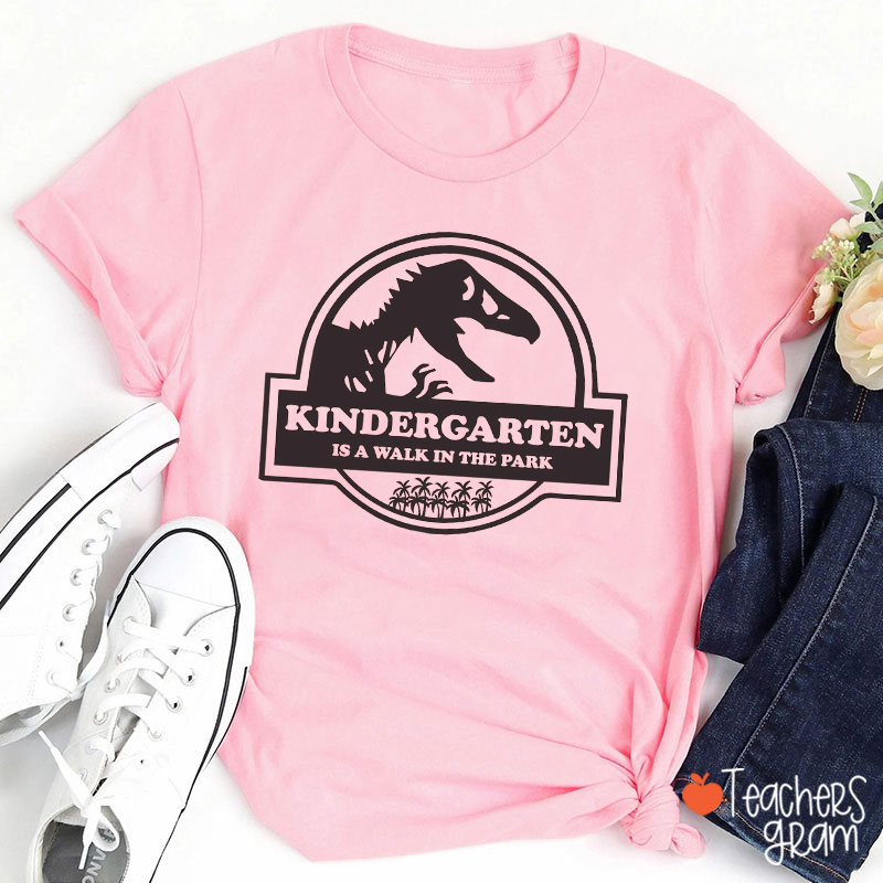 Personalized Walk In The Park Teacher T-Shirt