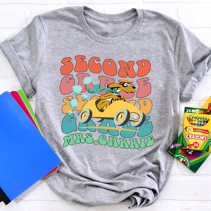 Personalized Ready Go Back To School Teacher T-Shirt