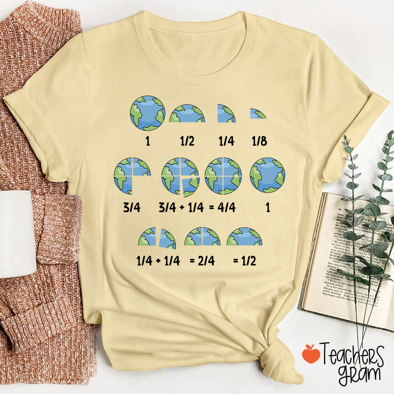 Earth Day Math Teacher T-Shirt