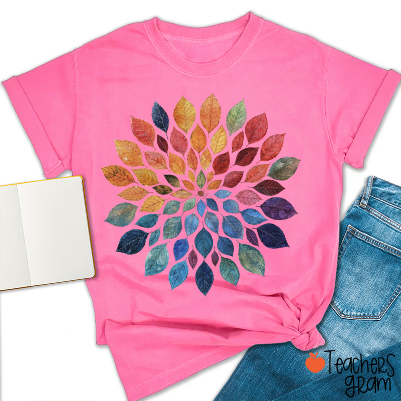Floral Mandala Teacher T-Shirt