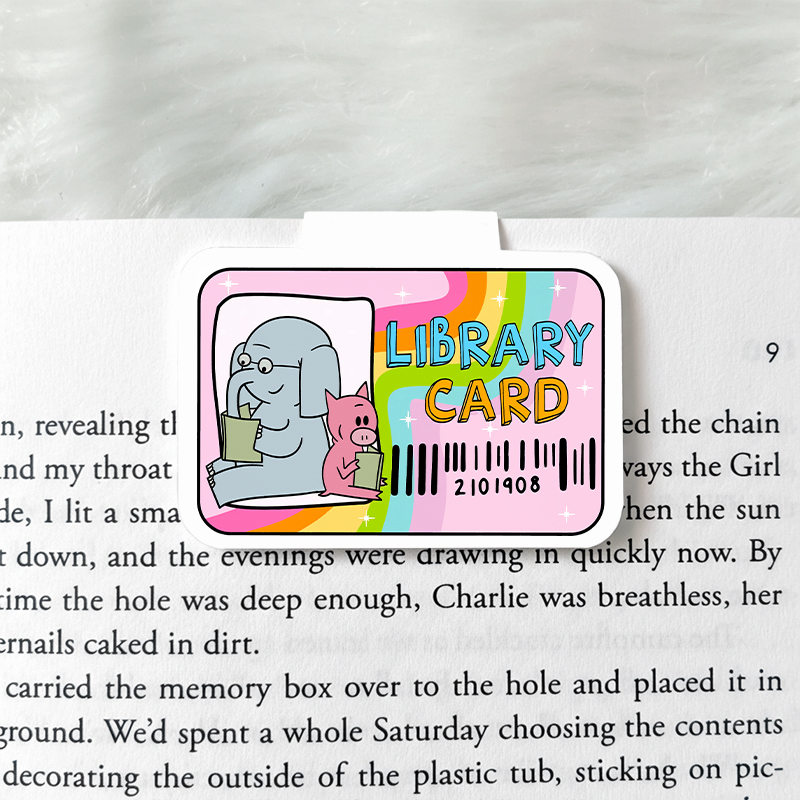 Good Friends Library Card Teacher Magnetic Bookmark