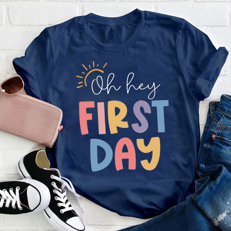 Personalized Oh Hey My Little Sunshine Teacher T-Shirt