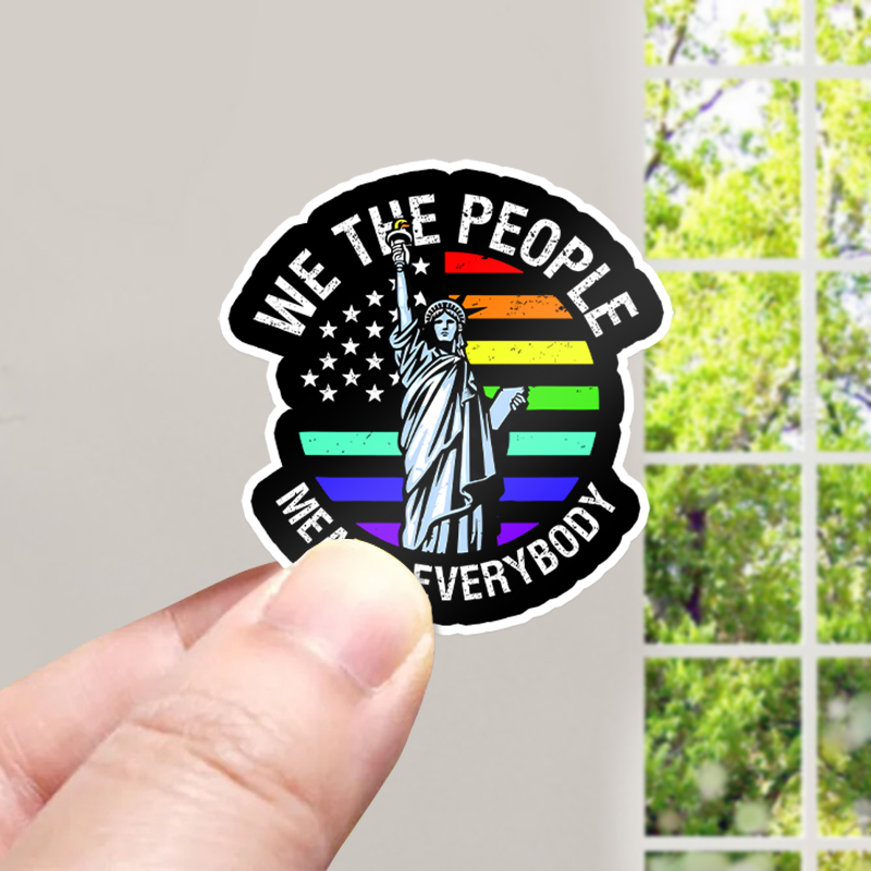 We The People Means Everybody Teacher Stickers