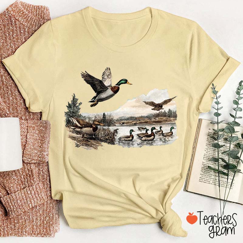 Mallard Family Teacher T-Shirt