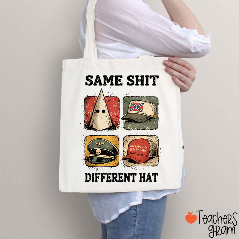 Same Shit Different Hat Teacher Tote Bag