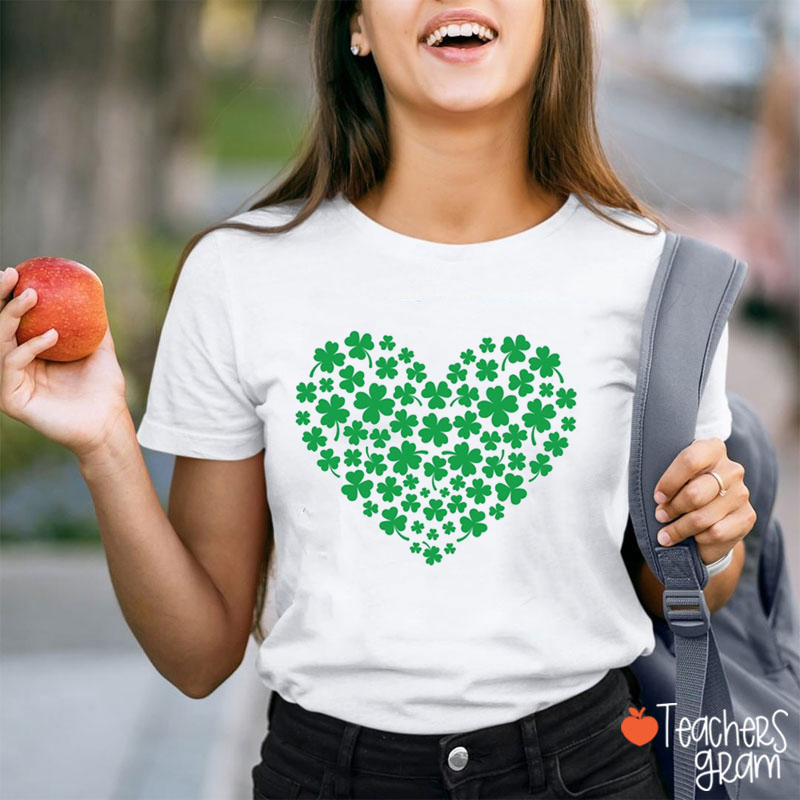 Love Shamrock Teacher T-Shirt