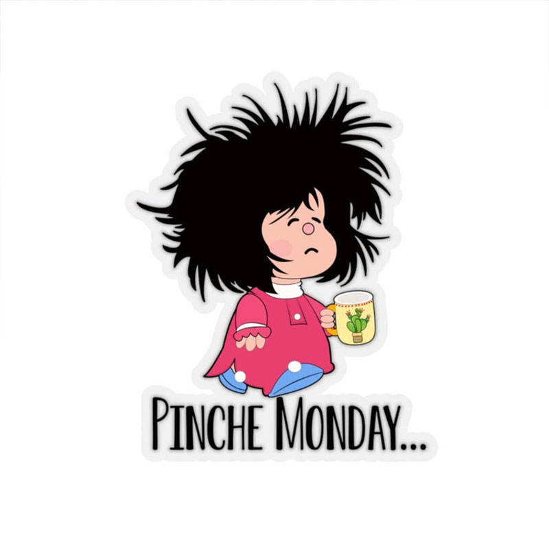 Pinche Monday Spanish Teacher Stickers