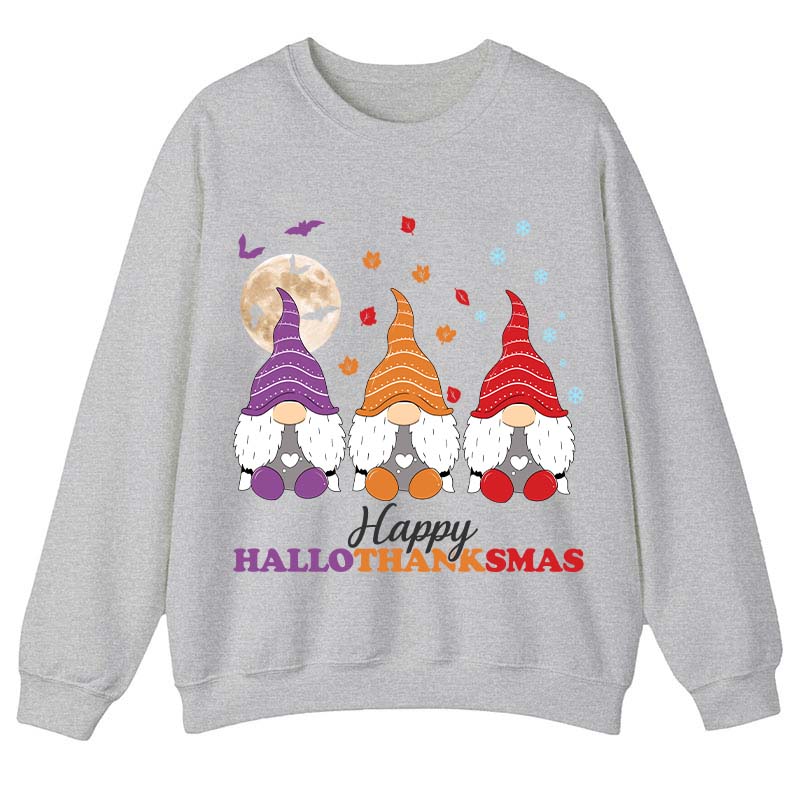 Happy Hallothanksmas Teacher Sweatshirt