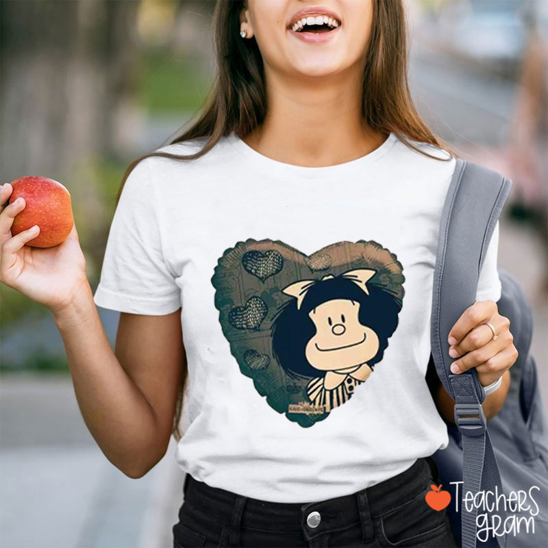 Mafalda Loves Environment Teacher T-Shirt