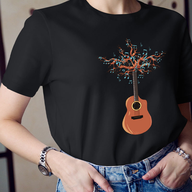 The Tree Of Music Teacher T-Shirt