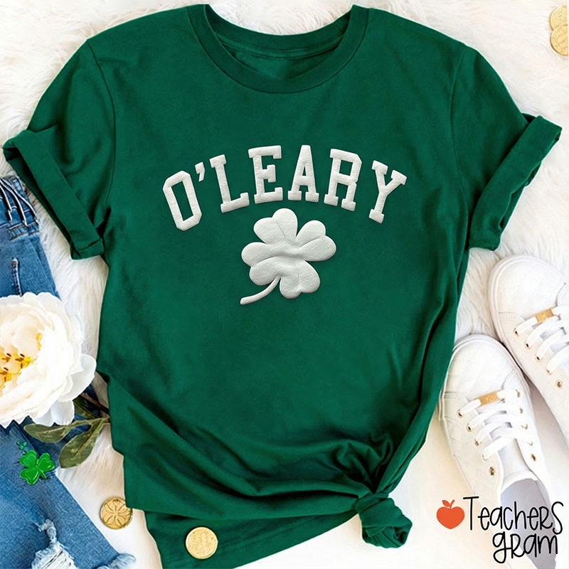 Personalized Name St Patrick's Day Teacher T-Shirt