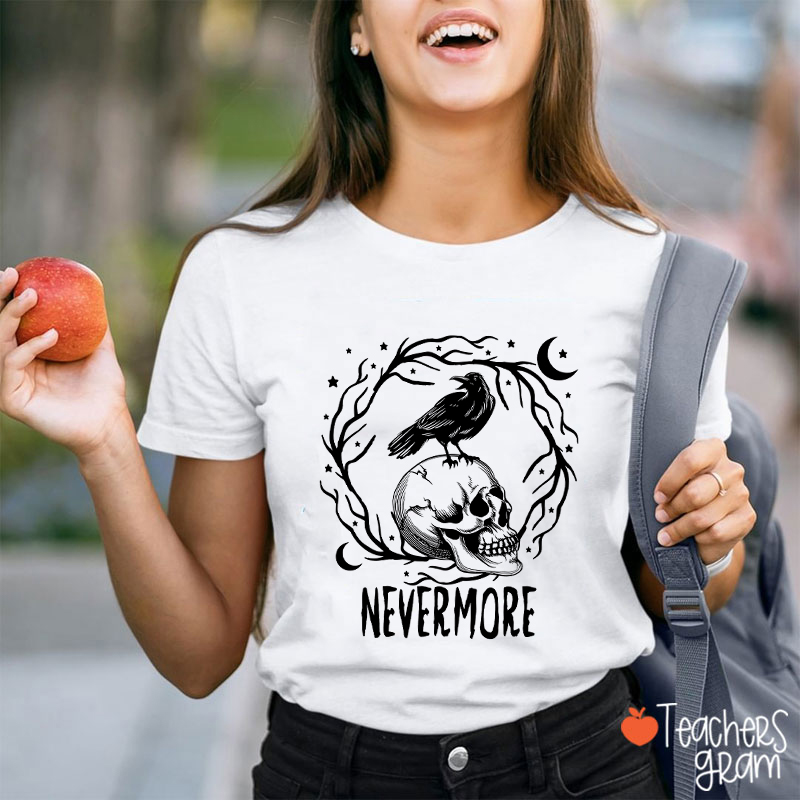 Nevermore Black Crow Teacher T-Shirt