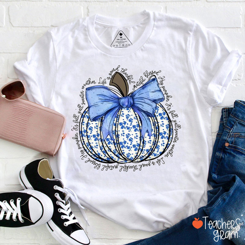 Hey Pumpkin It's Fall Y'all Teacher T-Shirt