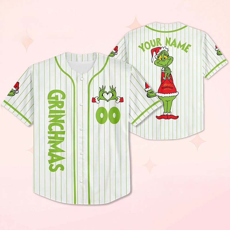 Personalized Name Ang Number Heart Mean Guy Teacher Baseball Jersey