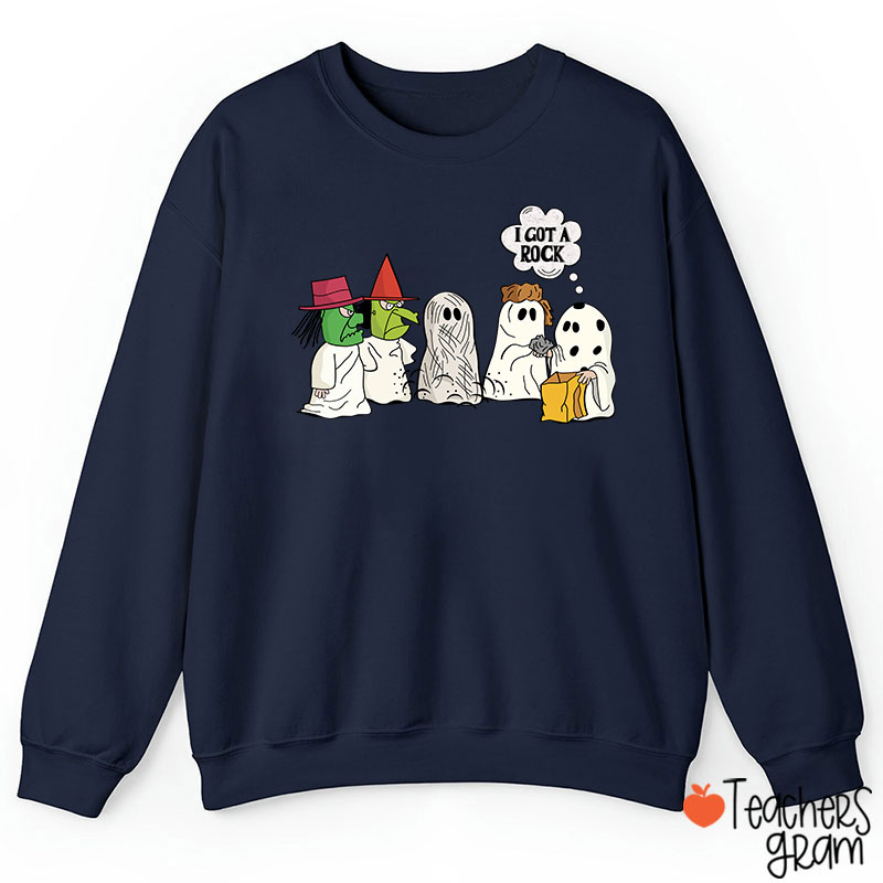 I Got A Rock Halloween Teacher Sweatshirt