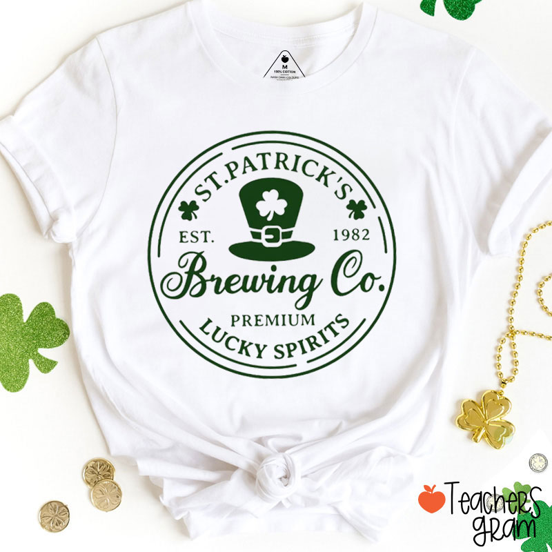 St Patrick's Lucky Spirits Teacher T-Shirt