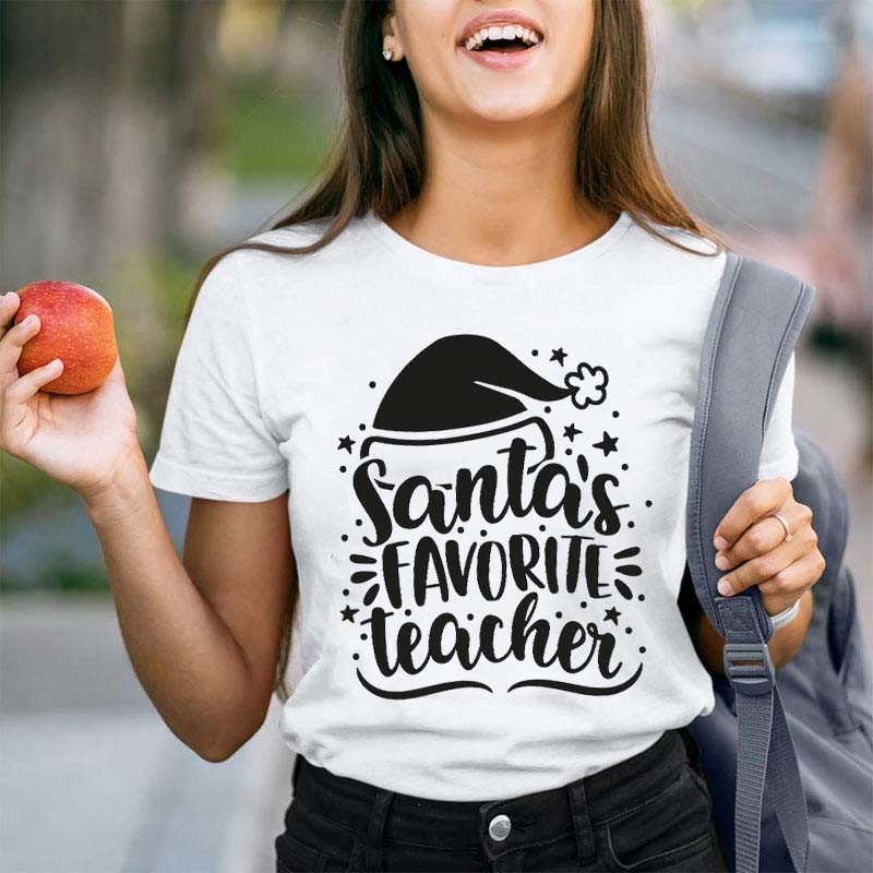 Santa's Favorite Teacher T-Shirt