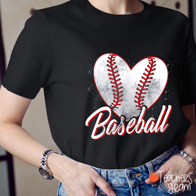 Personalized Sport Heart Teacher T-Shirt