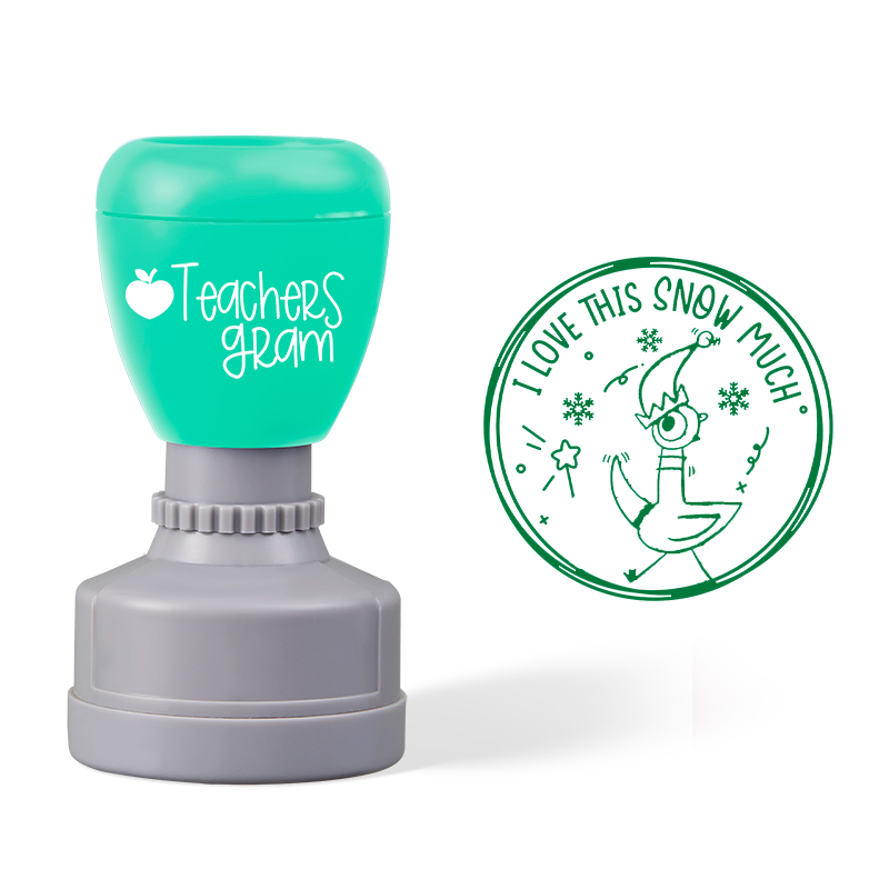 I Love This Snow Much Teacher Stamp
