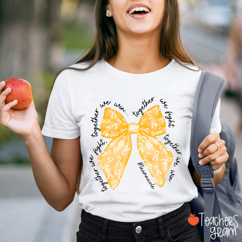 Childhood Cancer Fighter Teacher T-Shirt