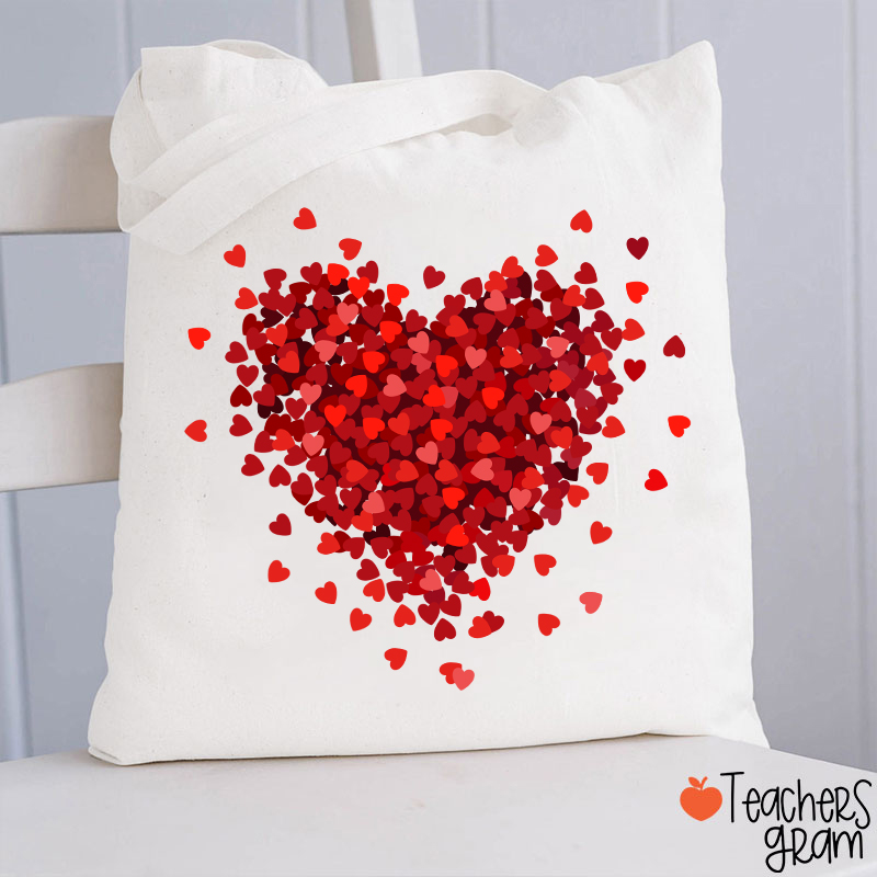 Let Love Fill Your Heart Teacher Tote Bag