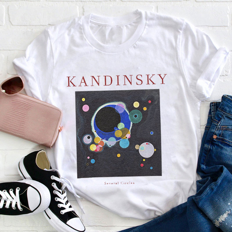 Several Circles Art Teacher T-Shirt