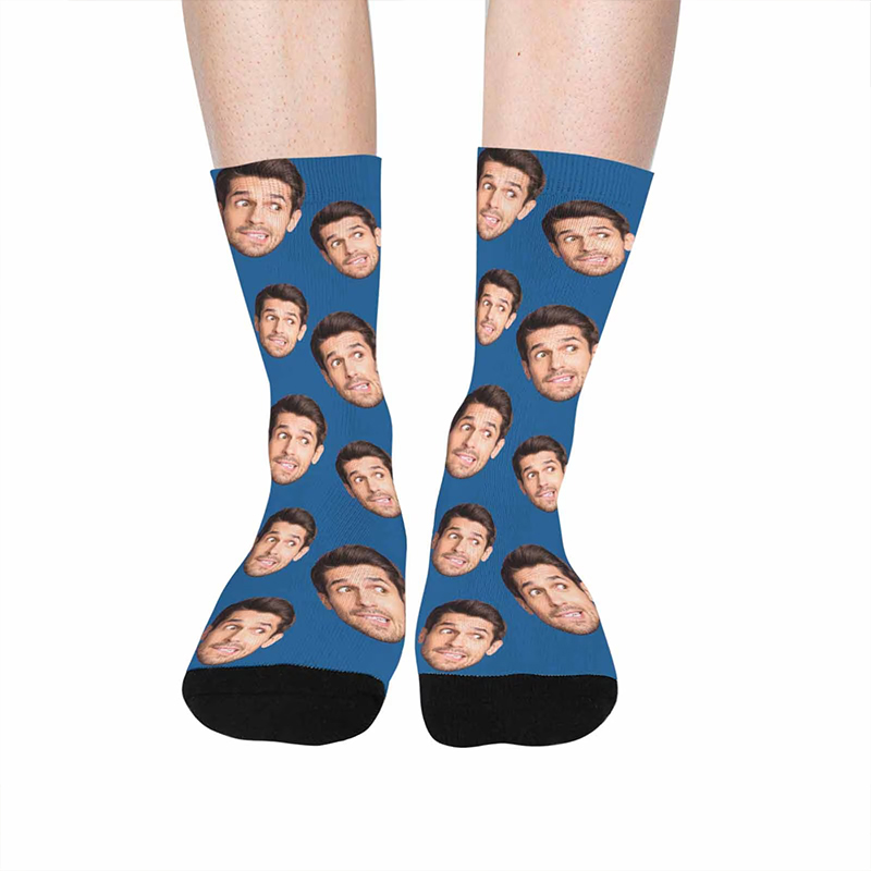 Personalized Face Icon Teacher Socks