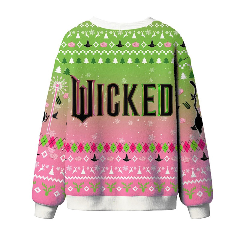 Wicked Teacher Ugly Fluffy Christmas Sweater