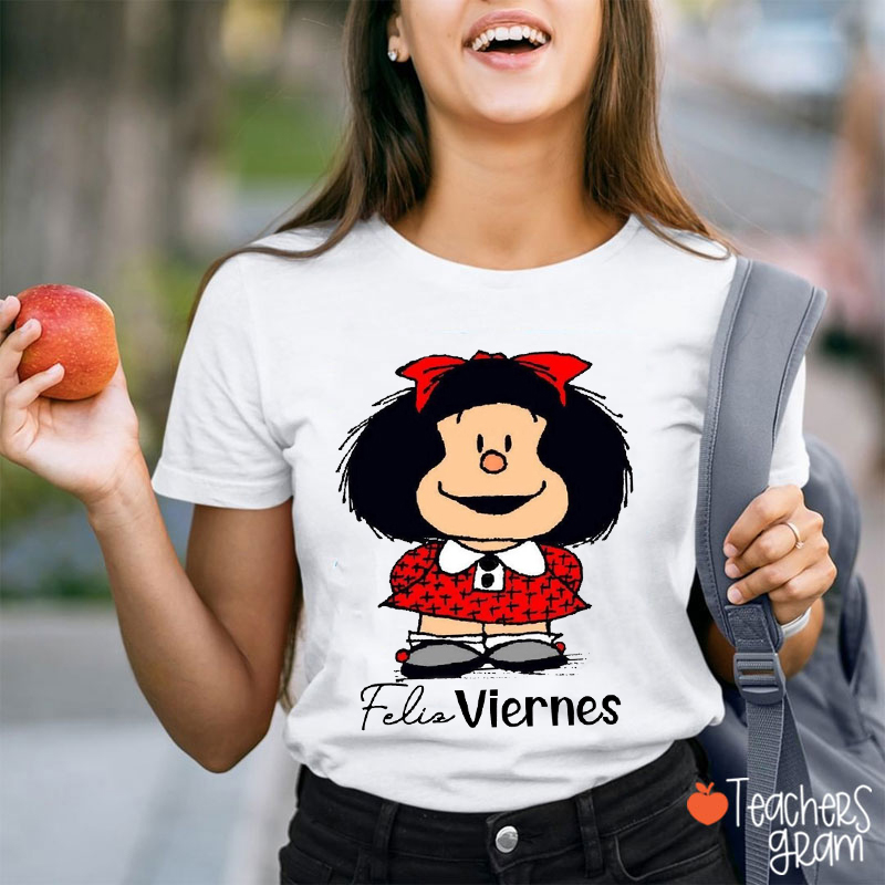 Feliz Viernes Spanish Teacher T-Shirt