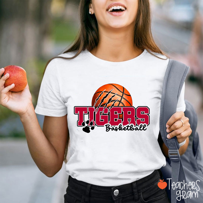 Personalized Mascot Colorful Sport School Spirit Teacher T-Shirt