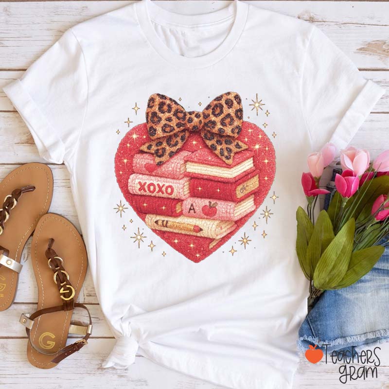 The Pinky Love Vibes Teacher T-Shirt