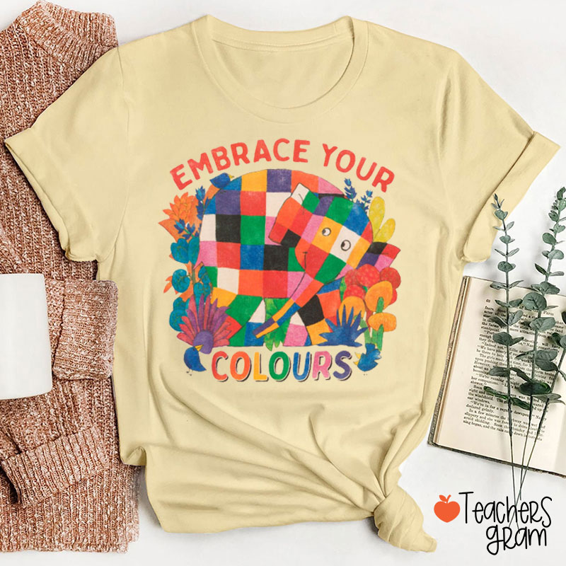 Embrace Your Colours Teacher T-Shirt