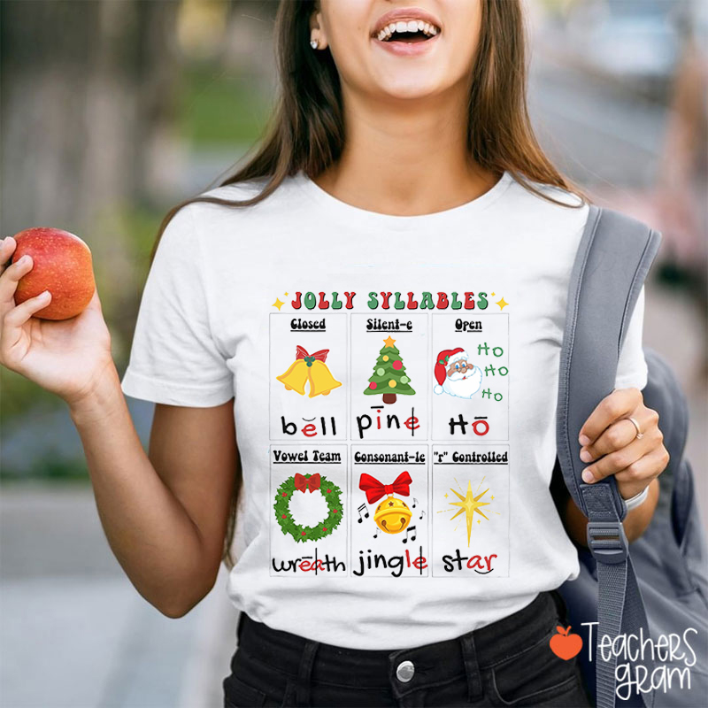 Jolly Syllables Teacher T-Shirt