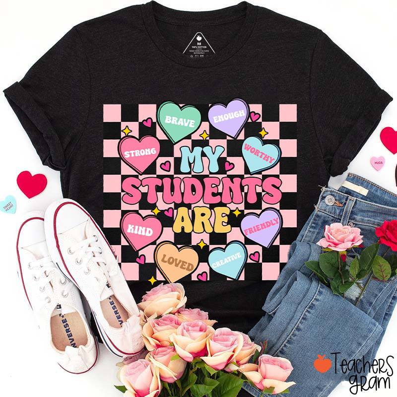 My Students Are Strong Brave Teacher T-Shirt