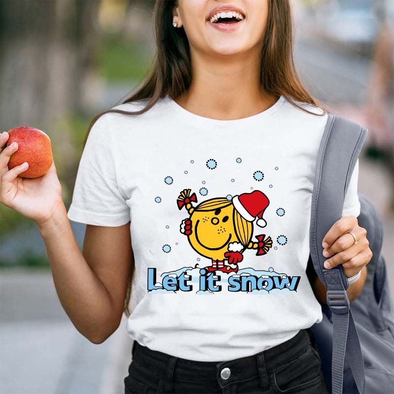 Let It Snow Teacher T-Shirt